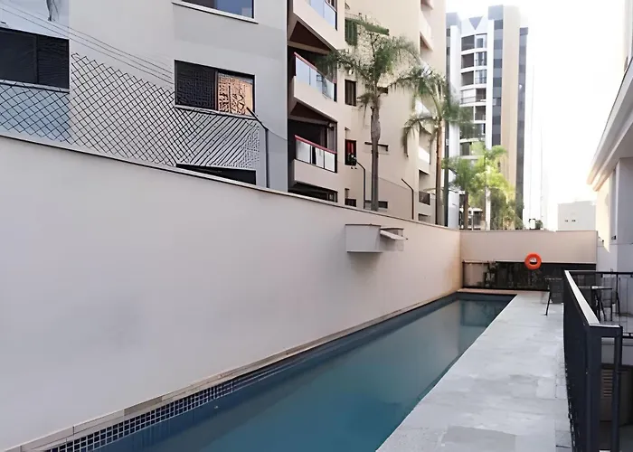 Apartamento Flat Com Quarto E Sala Em Moema Sp